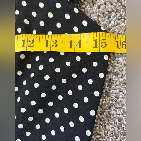 Flynn Skye Wide Leg Polka Dot Ruffled Strap Jumpsuit size medium - Picture 9 of 13